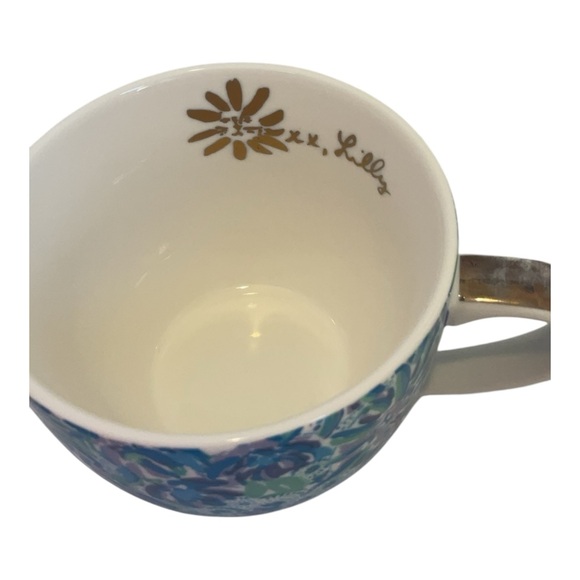 Lilly Pulitzer 12 Ounce Blue Ceramic Coffee Mug or Tea Cup - Picture 6 of 13